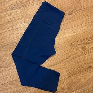 EUC Zyia active leggings, beautiful blue color!!